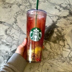 Custom Valentine’s Day Starbucks cold drink cup. 24oz